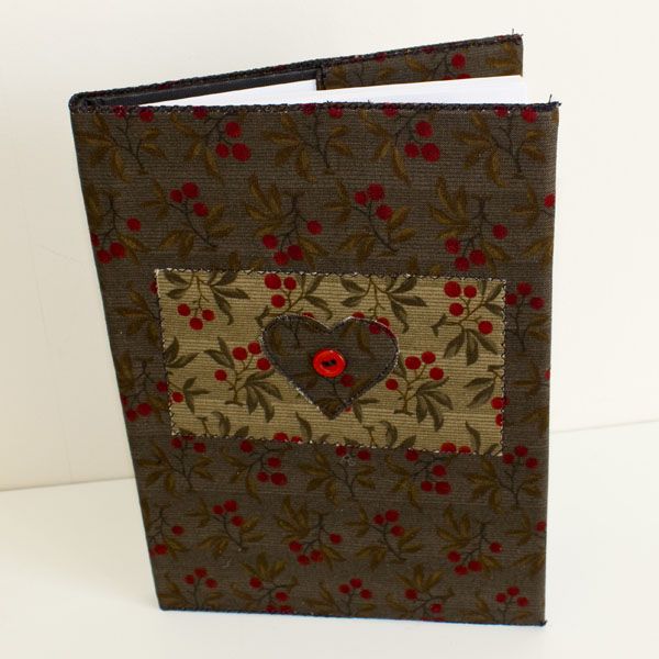 A5 Lined Notebook with Textile Cover